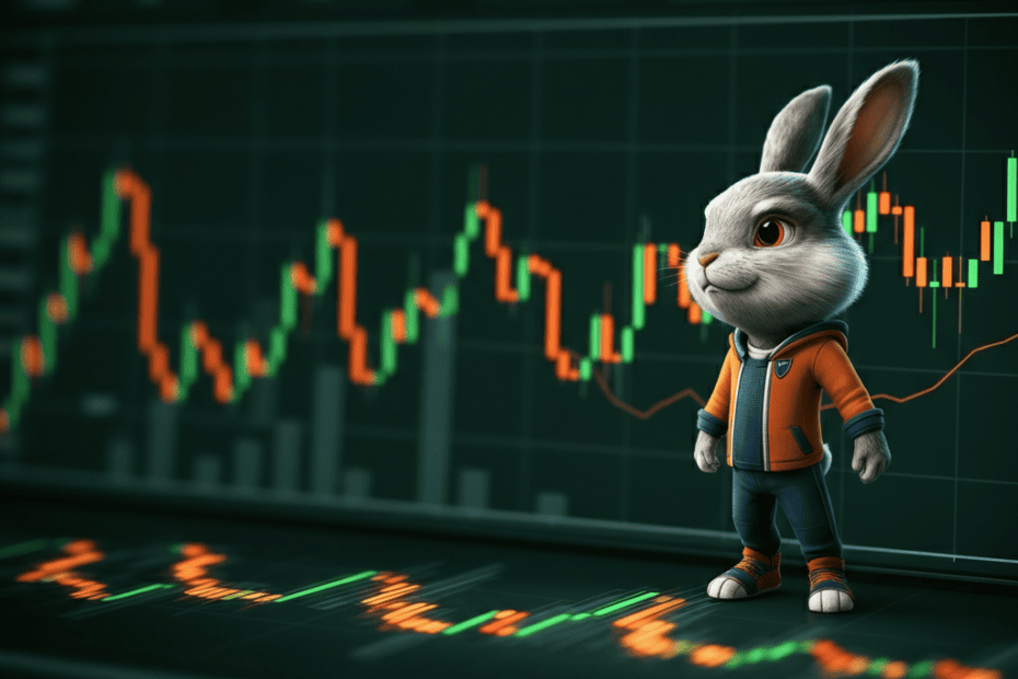 Dash the daring rabbit in the charts